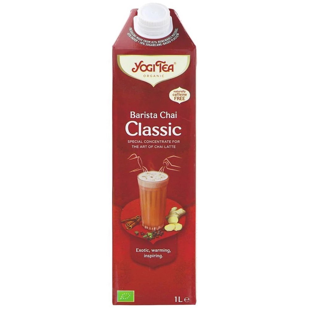 Organic Barista Chai Classic concentrate Yogi Tea 6x1l