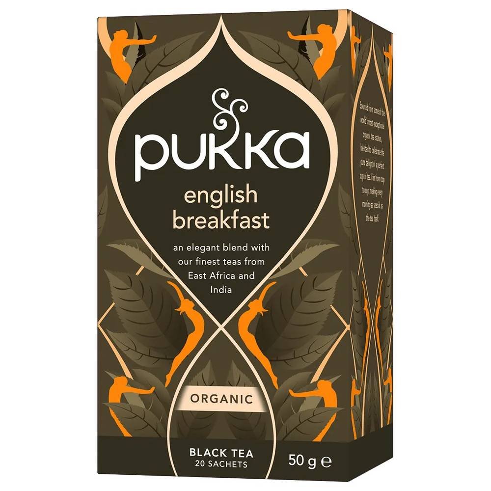 Organic Elegant English Breakfast Pukka 4x20bags