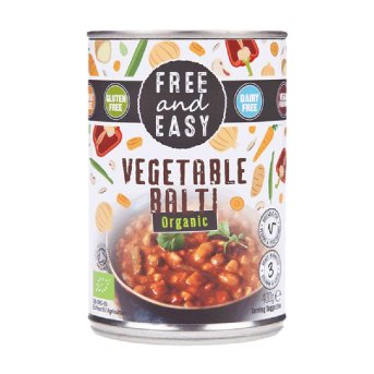 Organic Vegetable Balti Free & Easy 400g Organic Vegetable Balti Free & Easy 400g