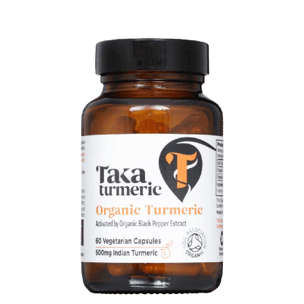 Organic Turmeric & Black Pepper - 60 capsules Taka Turmeric Organic Turmeric & Black Pepper - 60 capsules Taka Turmeric