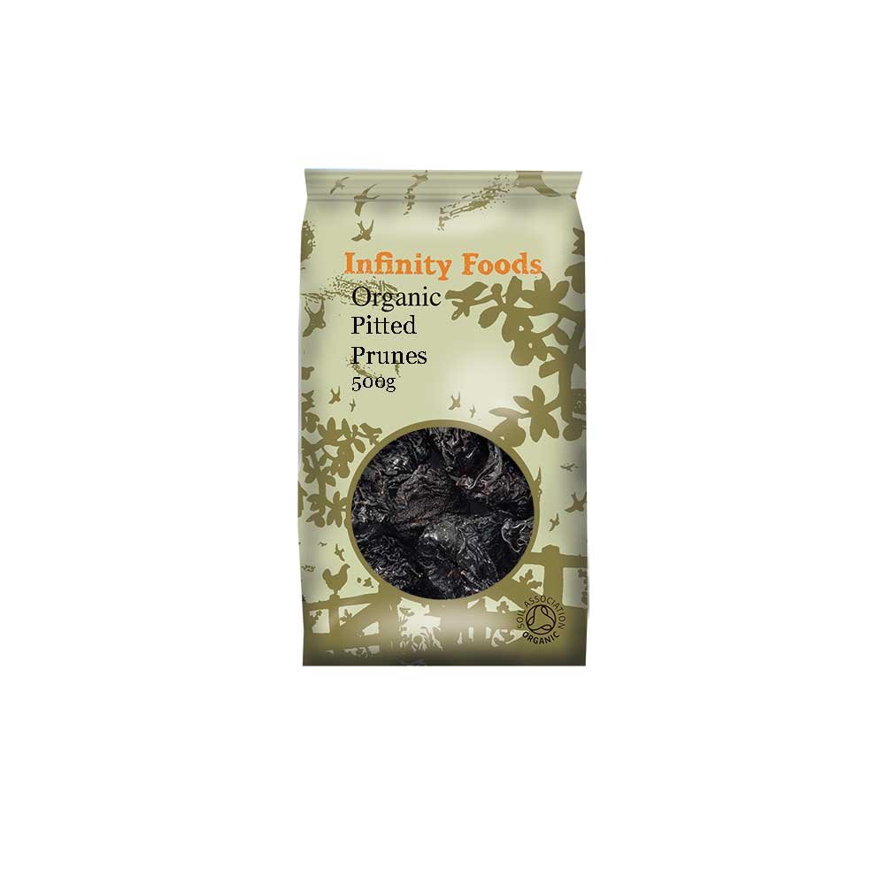 Organic Pitted Prunes Infinity Foods 500g