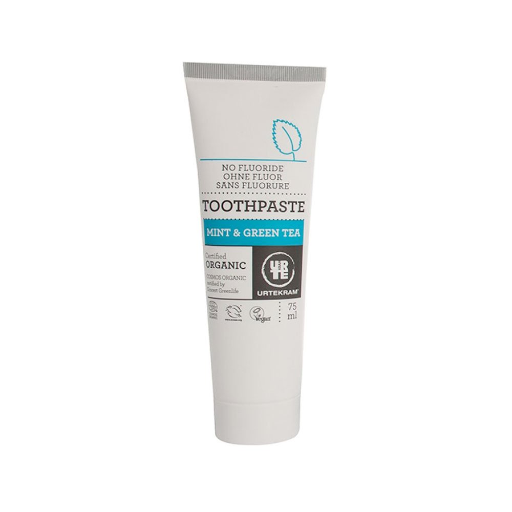 Organic Mint with Green Tea Toothpaste Urtekram 75ml