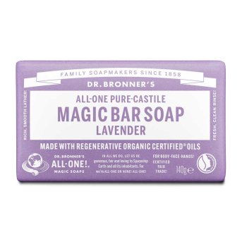 Organic Lavender Soap Bar Dr. Bronner 12x140g