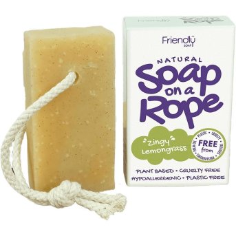 Lemongrass Soap on a Rope Friendly Soap 6x125g Lemongrass Soap on a Rope Friendly Soap 6x125g
