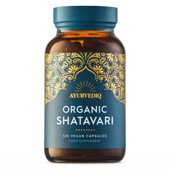 Organic Shatavari - 120 capsules Ayurvediq 1x1jar