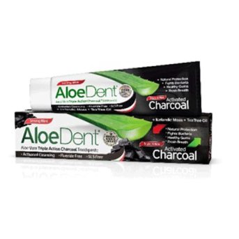 Charcoal Toothpaste - fluoride-free Aloe Dent 100ml