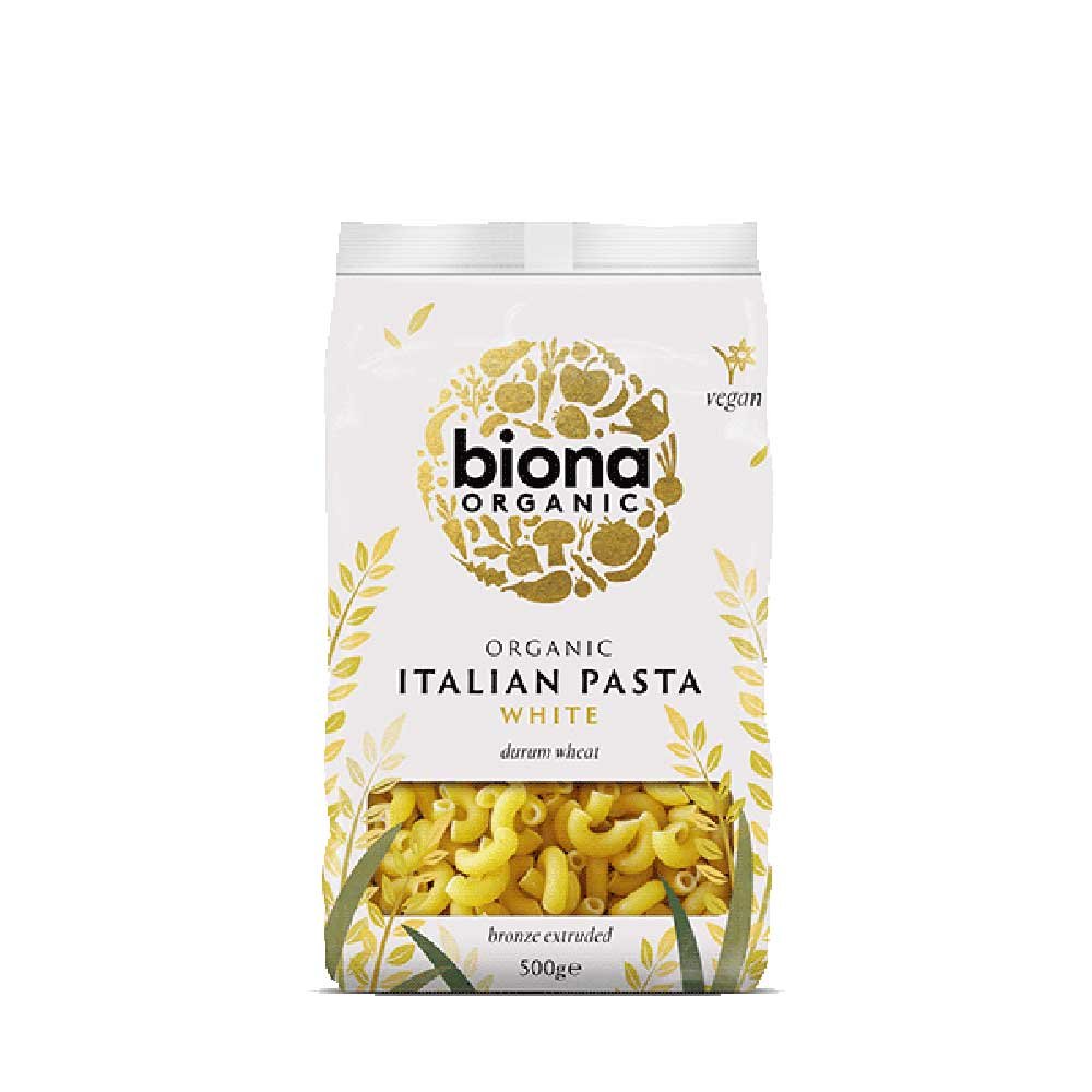 Organic White Macaroni Biona 500g