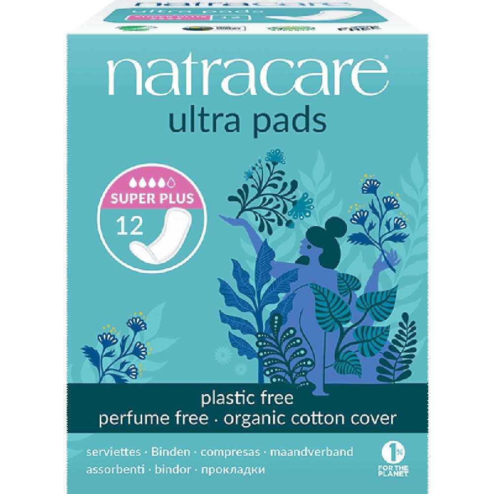 Ultra Pads Super Plus Natracare 12 Ultra Pads Super Plus Natracare 12