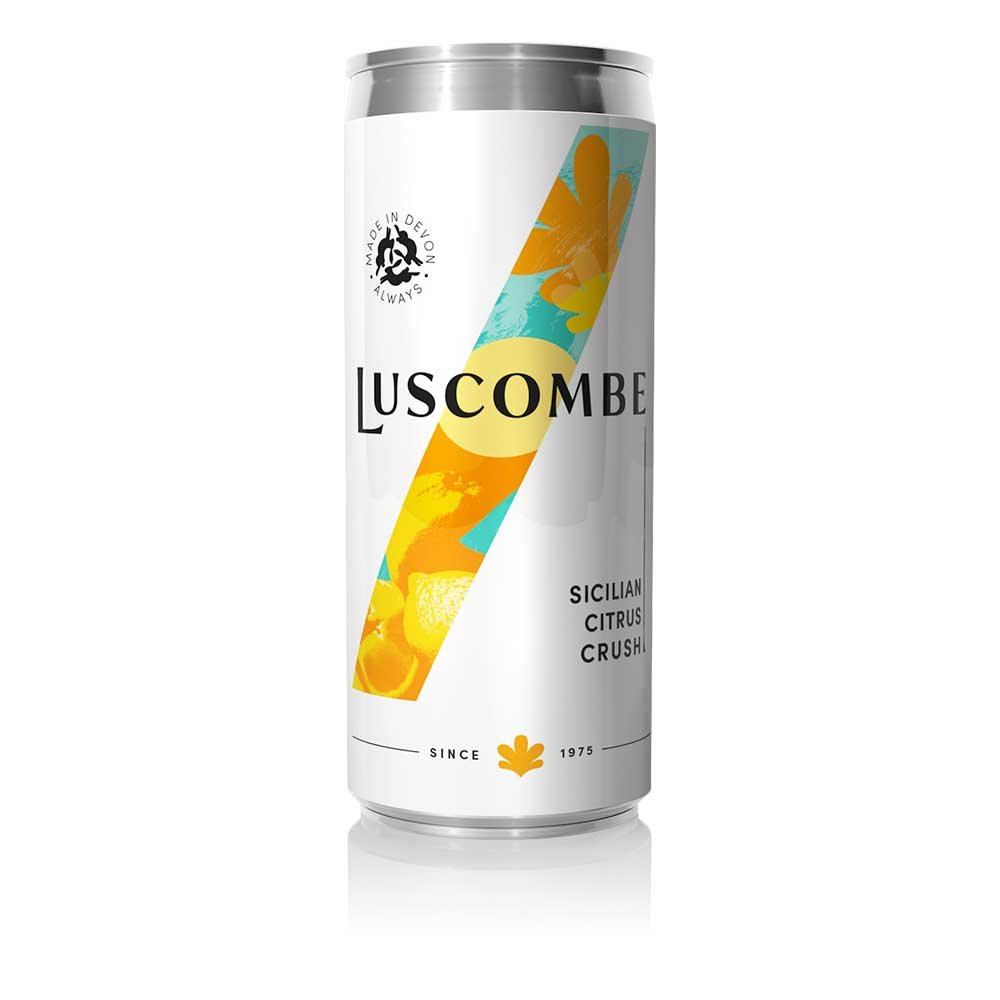 Organic Sicilian Citrus Crush - can Luscombe 320ml Organic Sicilian Citrus Crush - can Luscombe 320ml