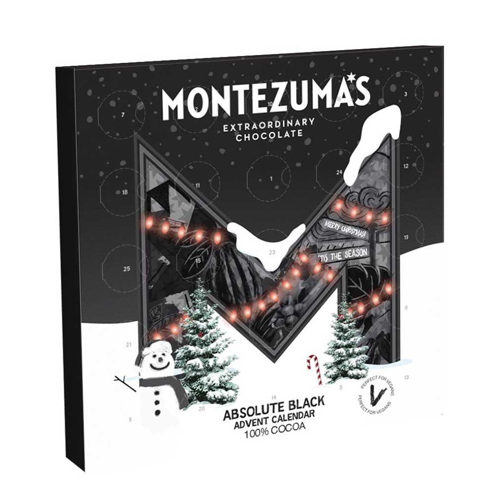 Absolute Black Advent Calendar Montezuma 8x150g