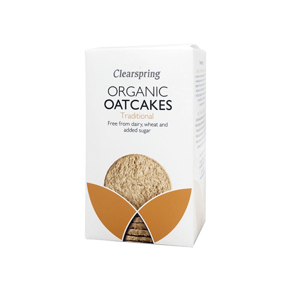 Organic Traditional Oatcakes Clearspring 200g Organic Traditional Oatcakes Clearspring 200g