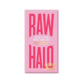 Organic Mylk & Pink Himalayan Salt Raw Halo 10x35g
