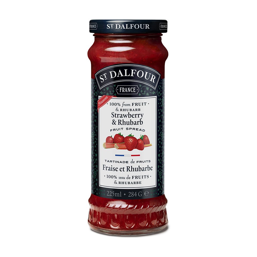 Strawberry & Rhubarb Spread St Dalfour 6x284g