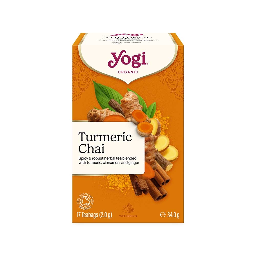 Organic Turmeric Chai Yogi 6x17bags