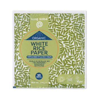 Organic White Rice Paper King Soba 200g