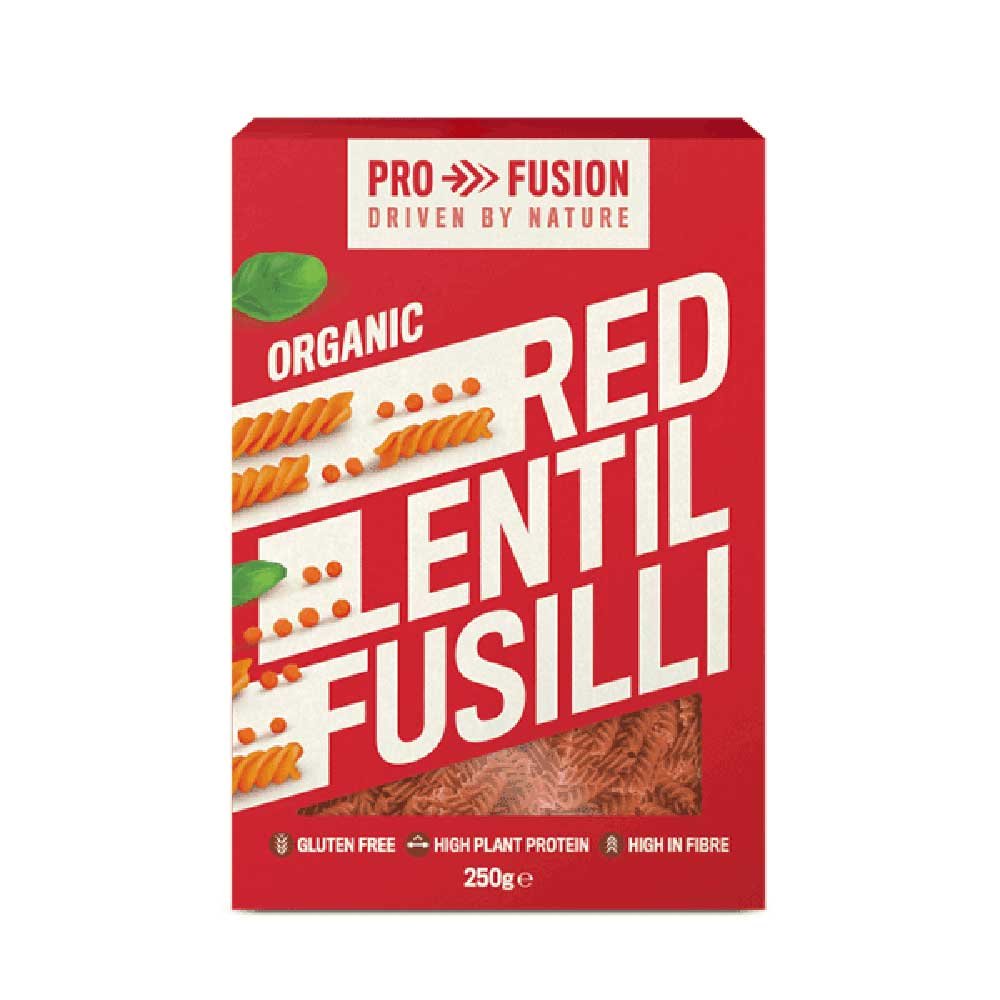 Organic Red Lentil Fusilli Profusion 250g