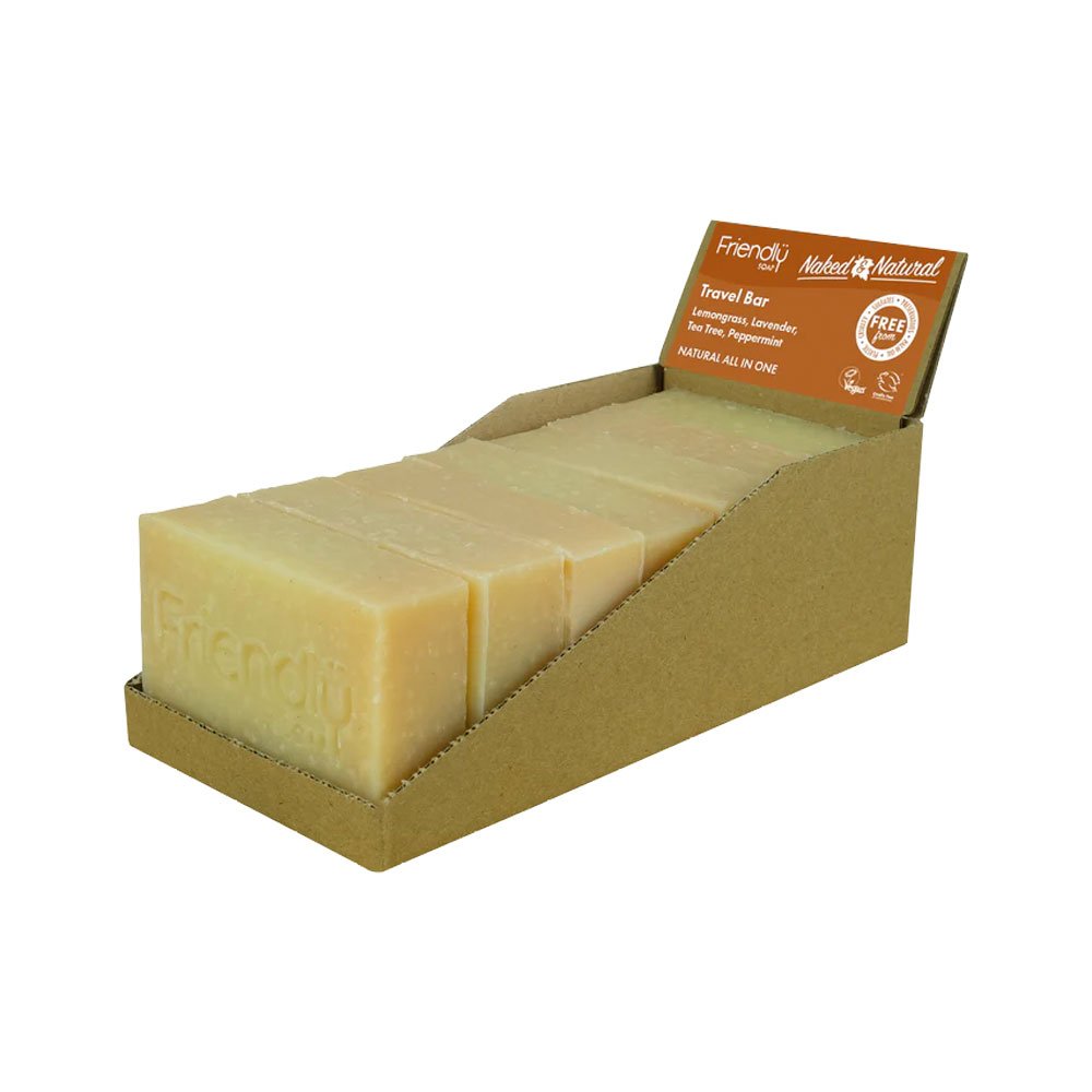 Travel Bar - Lemongrass, Lavender, Tea Tree - Naked & Natura