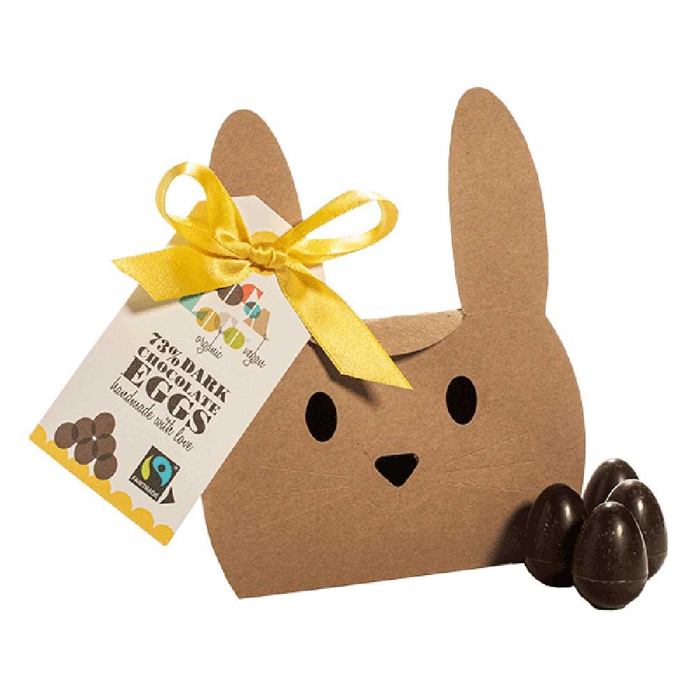 Organic Dark Chocolate Easter Mini Eggs (12) Cocoa Loco 140g