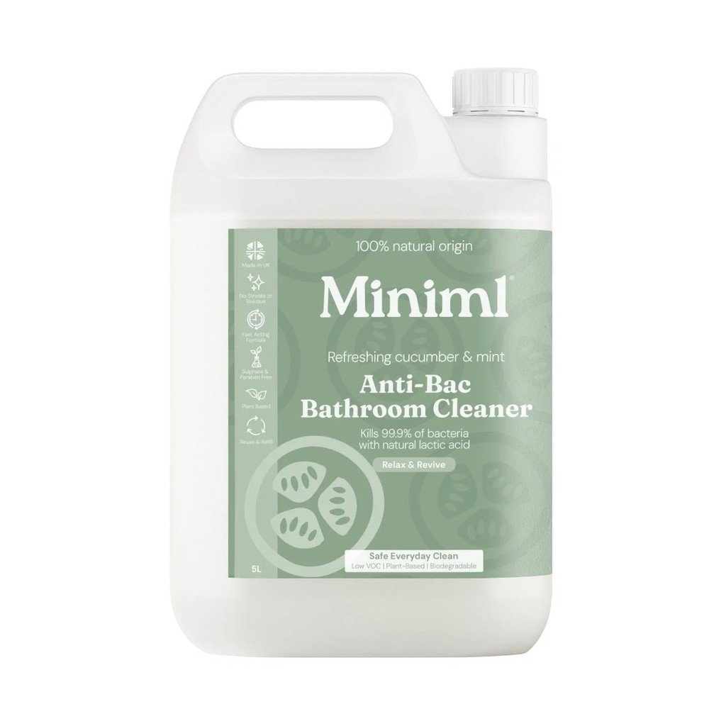 Bathroom Cleaner - Cucumber & Mint Miniml 5l Bathroom Cleaner - Cucumber & Mint Miniml 5l
