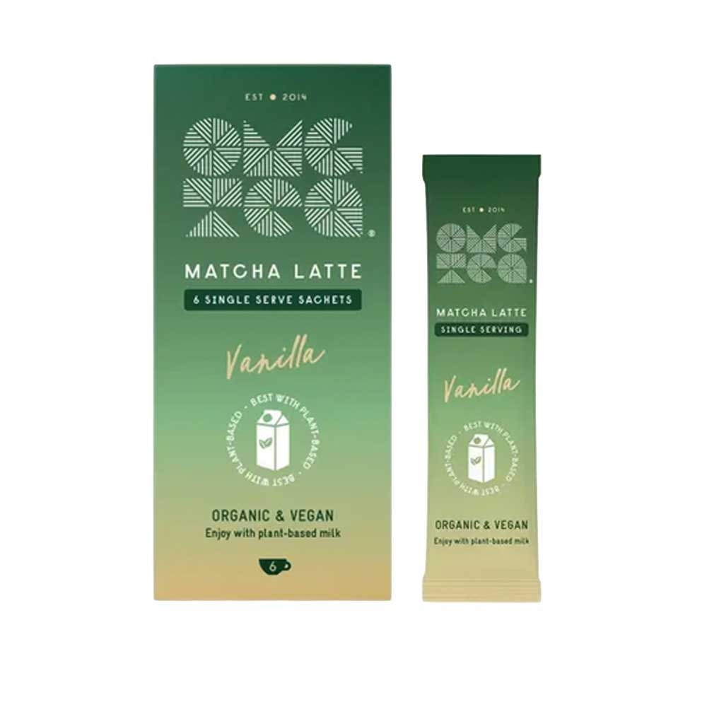 Organic Matcha Latte Sachets Vanilla OMG 5x6x12g