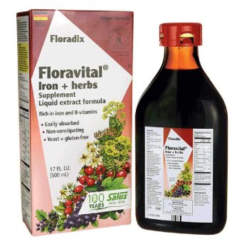 Floravital - liquid iron & vitamins YF GF VG Floradix 500ml