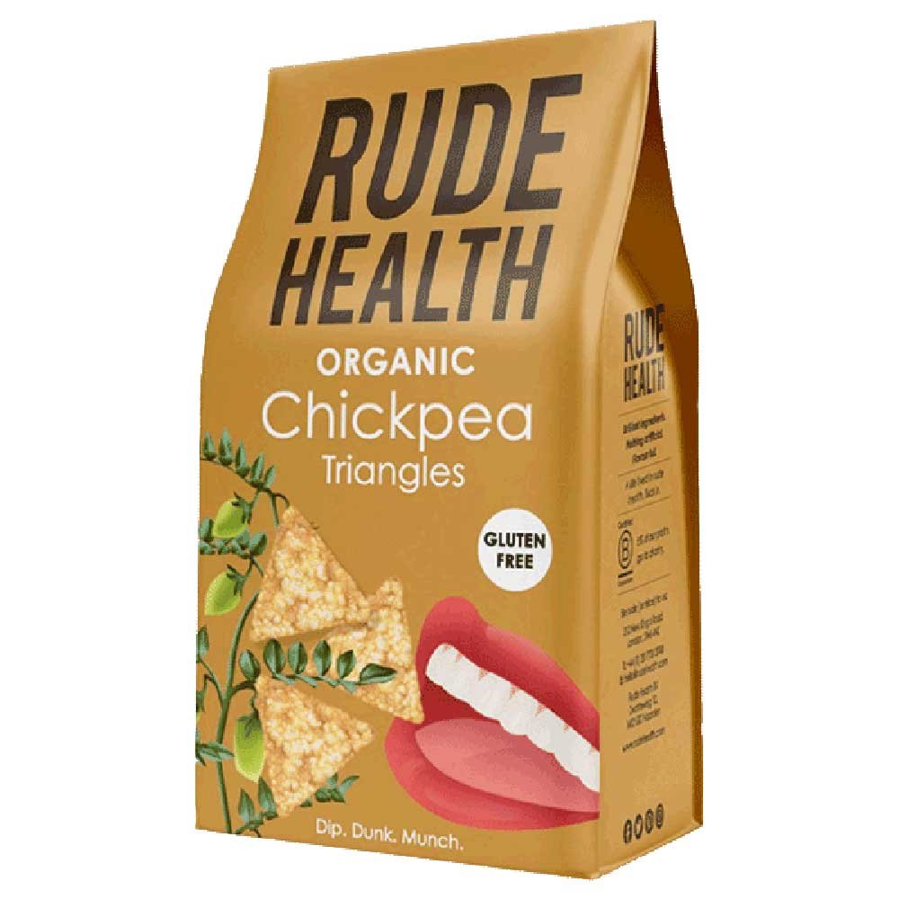Organic Chickpea Triangles Rude Health 80g