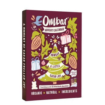 Organic Chocolate Advent Calendar Ombar 10x125g