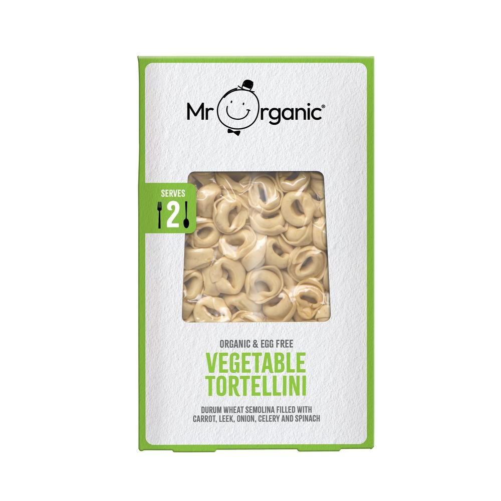 Organic Vegetable Tortellini Mr Organic 10x250g Organic Vegetable Tortellini Mr Organic 10x250g