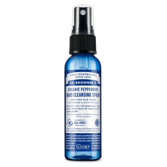 Organic Peppermint Hand Hygiene Spray Dr. Bronner 12x60ml Organic Peppermint Hand Hygiene Spray Dr. Bronner 12x60ml
