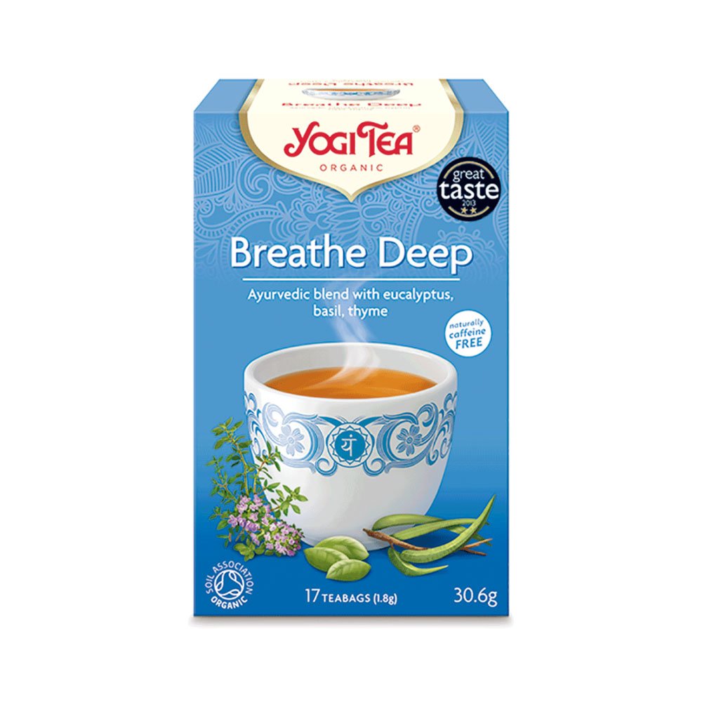 Organic Breathe Deep Tea Yogi Tea 17bgs Organic Breathe Deep Tea Yogi Tea 17bgs