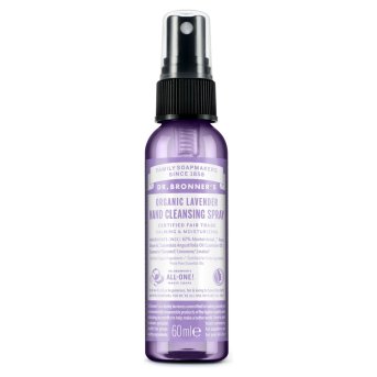 Organic Lavender Hand Hygiene Spray Dr. Bronner 12x60ml Organic Lavender Hand Hygiene Spray Dr. Bronner 12x60ml