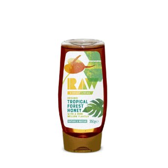 Organic Raw Forest Honey - squeezy bottle Raw Health 350g