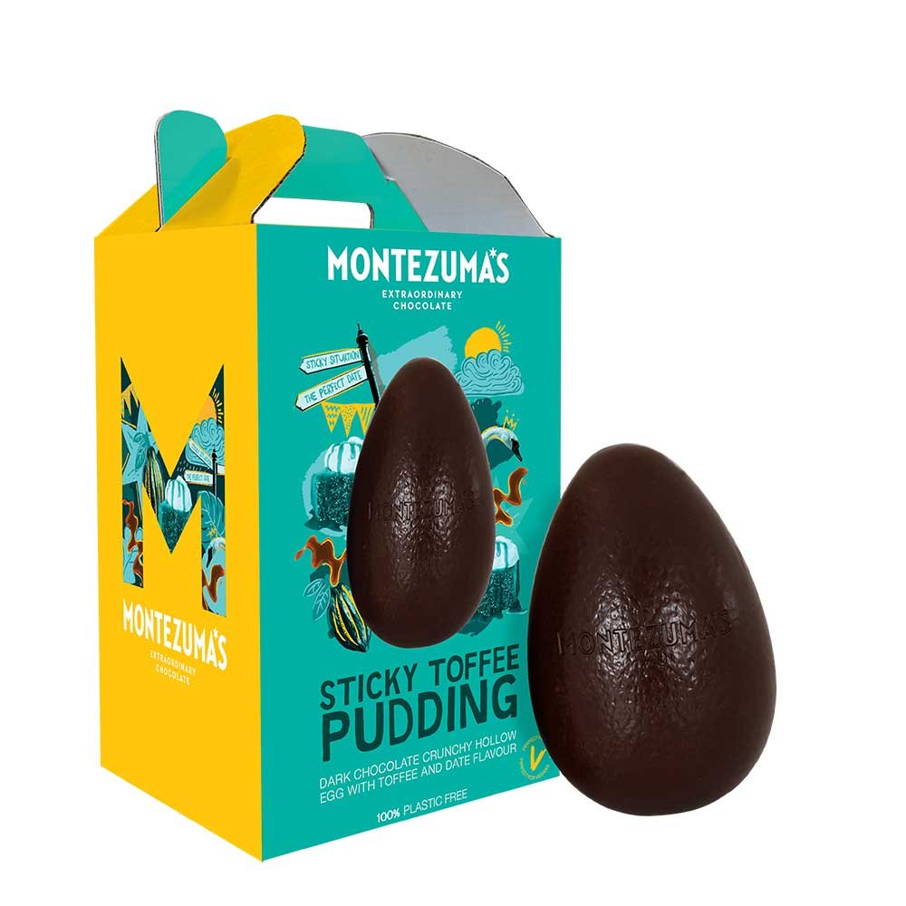 Sticky Toffee Pudding Dark Choc Egg Montezuma 150g
