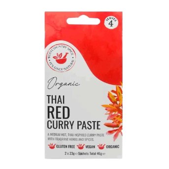 Organic Thai Red Curry Paste Westcountry Spice 46g