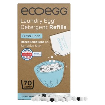 Laundry Egg Refill 50 Wash - Fresh Linen Ecoegg 10x1pack Laundry Egg Refill 50 Wash - Fresh Linen Ecoegg 10x1pack