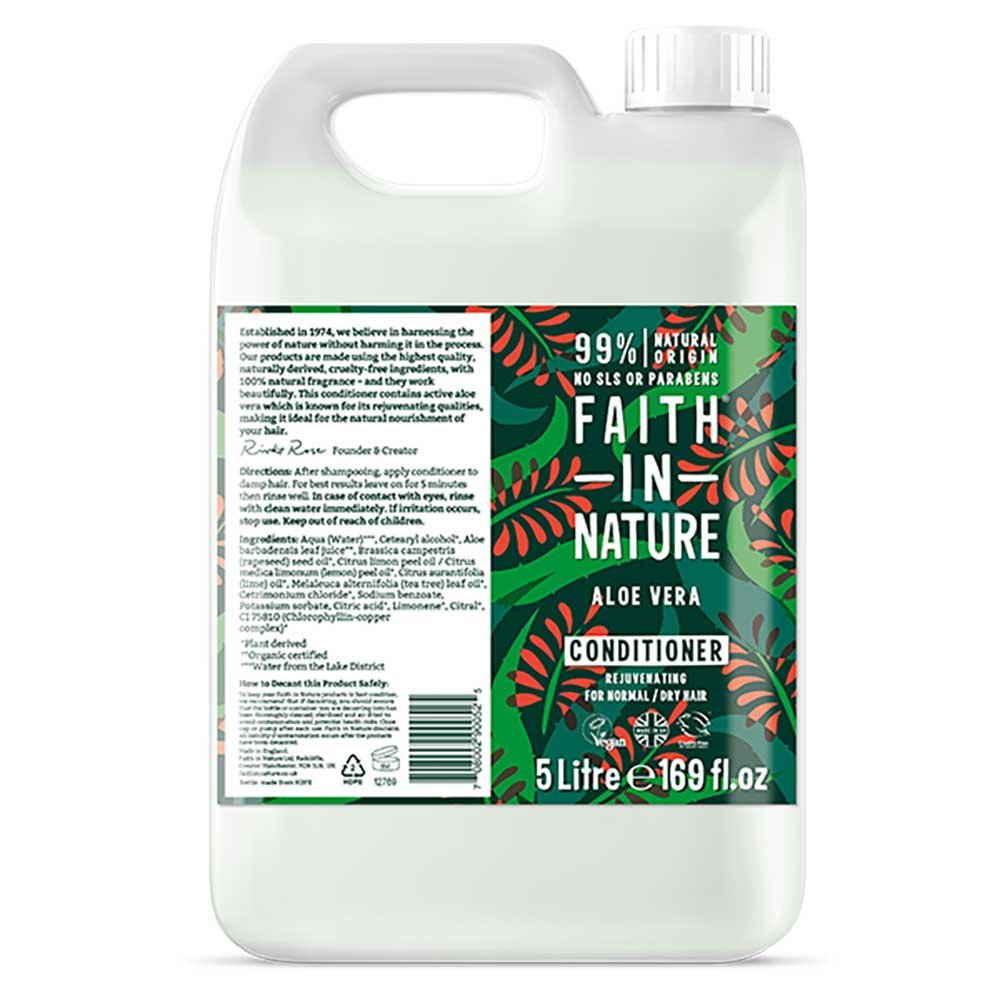 Bulk Aloe Vera Conditioner Faith in Nature 5l Bulk Aloe Vera Conditioner Faith in Nature 5l