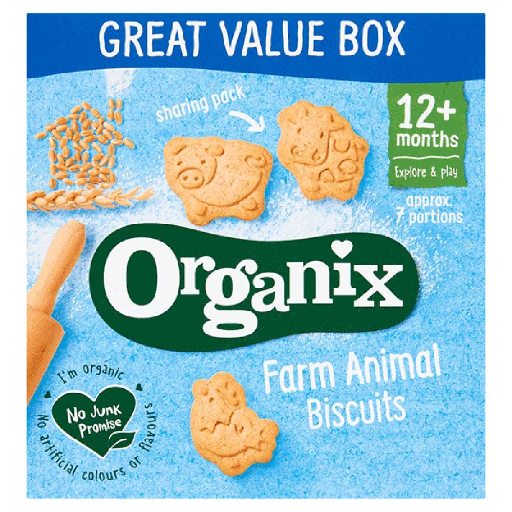 Organic Farm Animal Biscuits Organix 100g