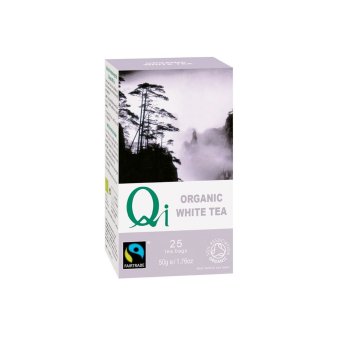 Organic White Tea Bags Qi 25bgs