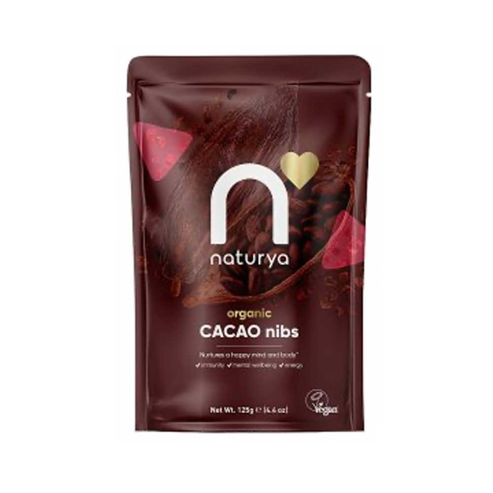 Organic Cacao Nibs Naturya 125g Organic Cacao Nibs Naturya 125g