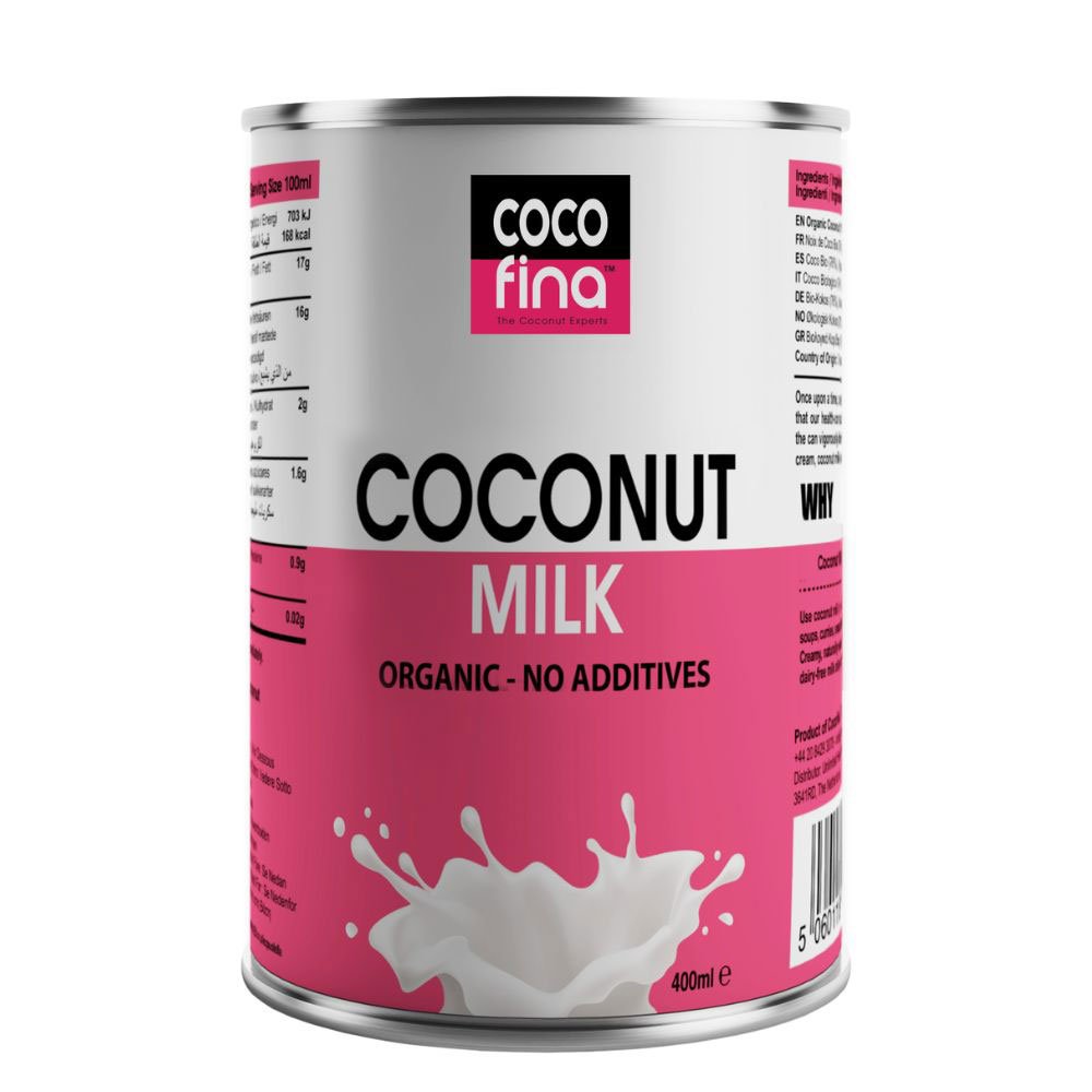 Organic Coconut Milk Light Cocofina 400ml