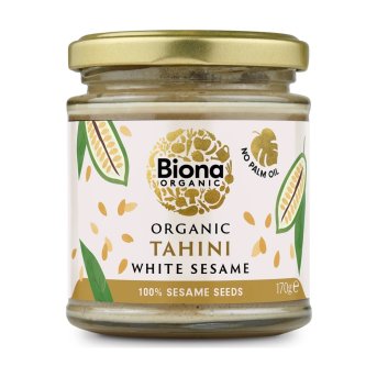 Organic Tahini White no salt - raw Biona 6x170g Organic Tahini White no salt - raw Biona 6x170g