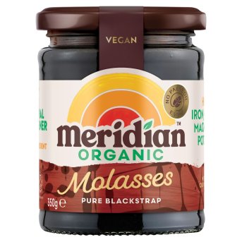 Organic Blackstrap Molasses - Fair Trade Meridian 6x350g Organic Blackstrap Molasses - Fair Trade Meridian 6x350g