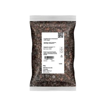 Cranberries sweetened with sugar Infinity Foods 2kg Cranberries sweetened with sugar Infinity Foods 2kg