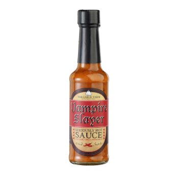 Vampire Slayer - Seriously Hot Sauce The Garlic Farm 6x162g Vampire Slayer - Seriously Hot Sauce The Garlic Farm 6x162g