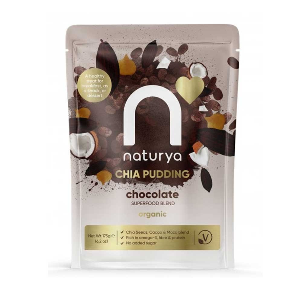 Organic Chia Pudding Chocolate Naturya 1x175g Organic Chia Pudding Chocolate Naturya 1x175g