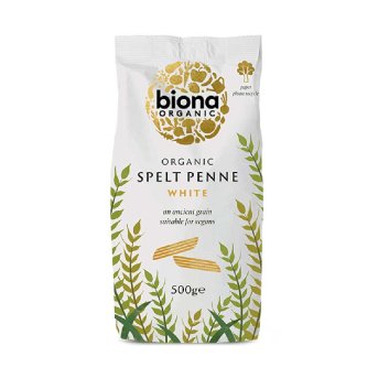 Organic White Spelt Penne Biona 10x500g