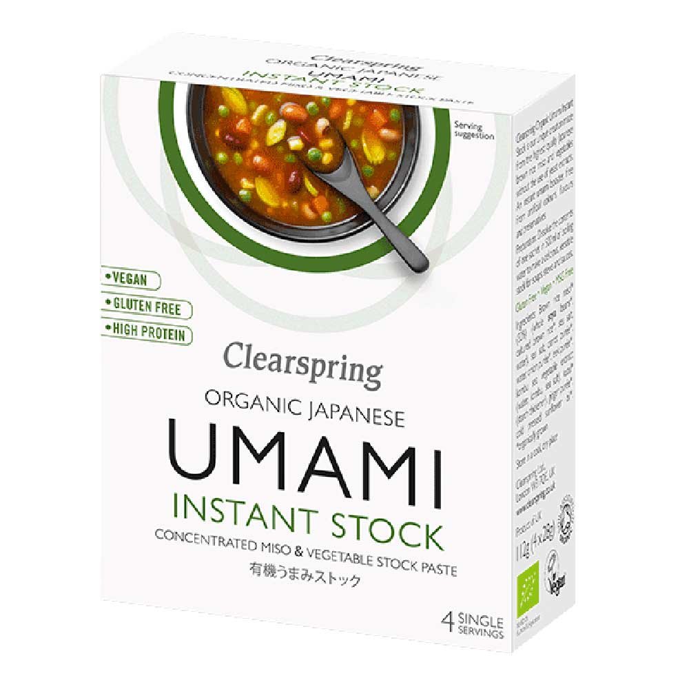Organic Umami Instant Stock Clearspring 4x28g Organic Umami Instant Stock Clearspring 4x28g