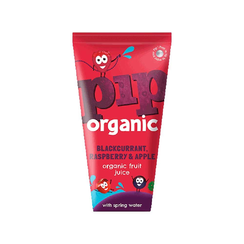 Organic Blackcurrant, Raspberry & Apple Juice with Water Pip