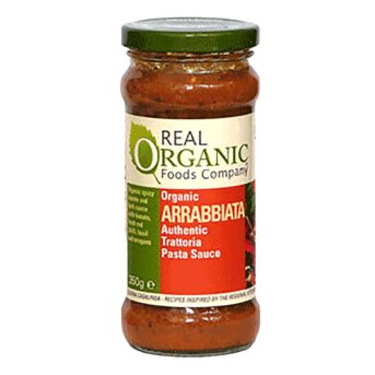 Organic Arrabbiata Pasta Sauce Real Organic 350g