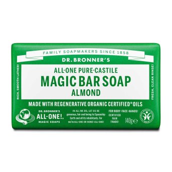Organic Almond Soap Bar Dr. Bronner 12x140g